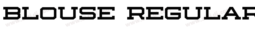Blouse Regular字体转换 Blouse Regular字体转换